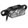 SON Rear Light DC for Pedelecs - Carrier Mounting - DC 6-12V - black / clear