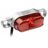 SON Rear Light DC for Pedelecs - Carrier Mounting - DC 6-12V - silver / red
