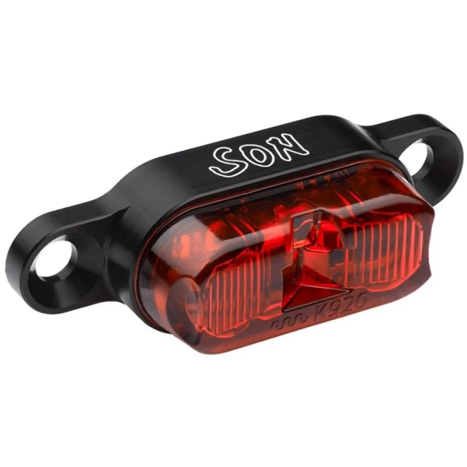 Dynamo Verlichting|Achterlampen < SON Rear Light for Carrier Mounting - black