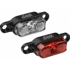 Dynamo Verlichting|Achterlampen < SON Rear Light for Carrier Mounting - black