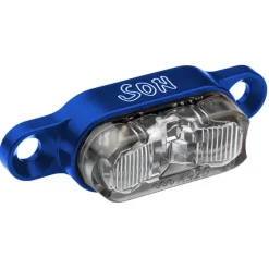 Dynamo Verlichting|Verlichting < SON Rear Light for Carrier Mounting - blue