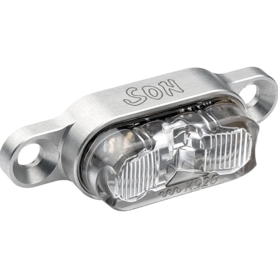 Dynamo Verlichting|Achterlampen < SON Rear Light for Carrier Mounting - silver