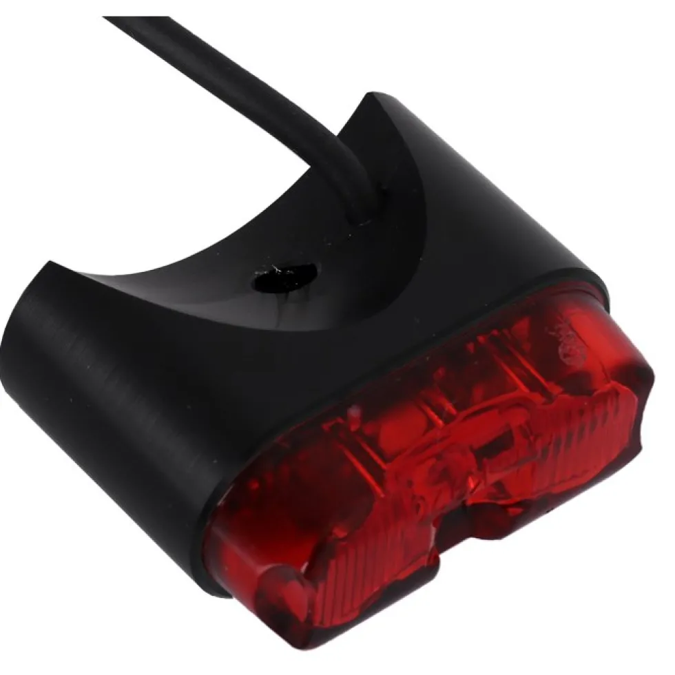 SON Rear Light for Mudguard Mounting - black/red