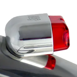 SON Rear Light for Mudguard Mounting - polished/red