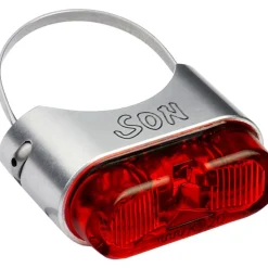 SON Rear Light for Seatposts - silver