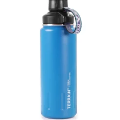 Source Terrain Clickseal Vacuüm-Isoleerfles - 0.7L - ocean blue / strap greek