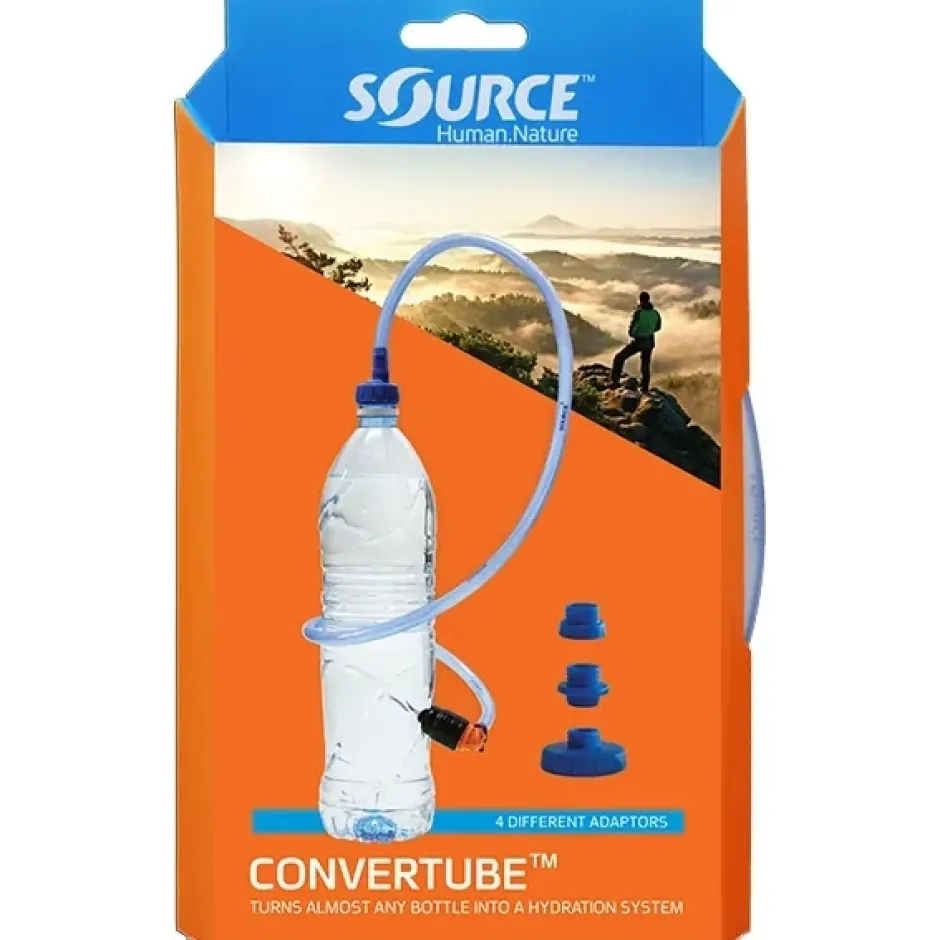Waterzakken|Rugzakken & Drinksystemen < Source Convertube Adapter Drinkslang - transparent-blue