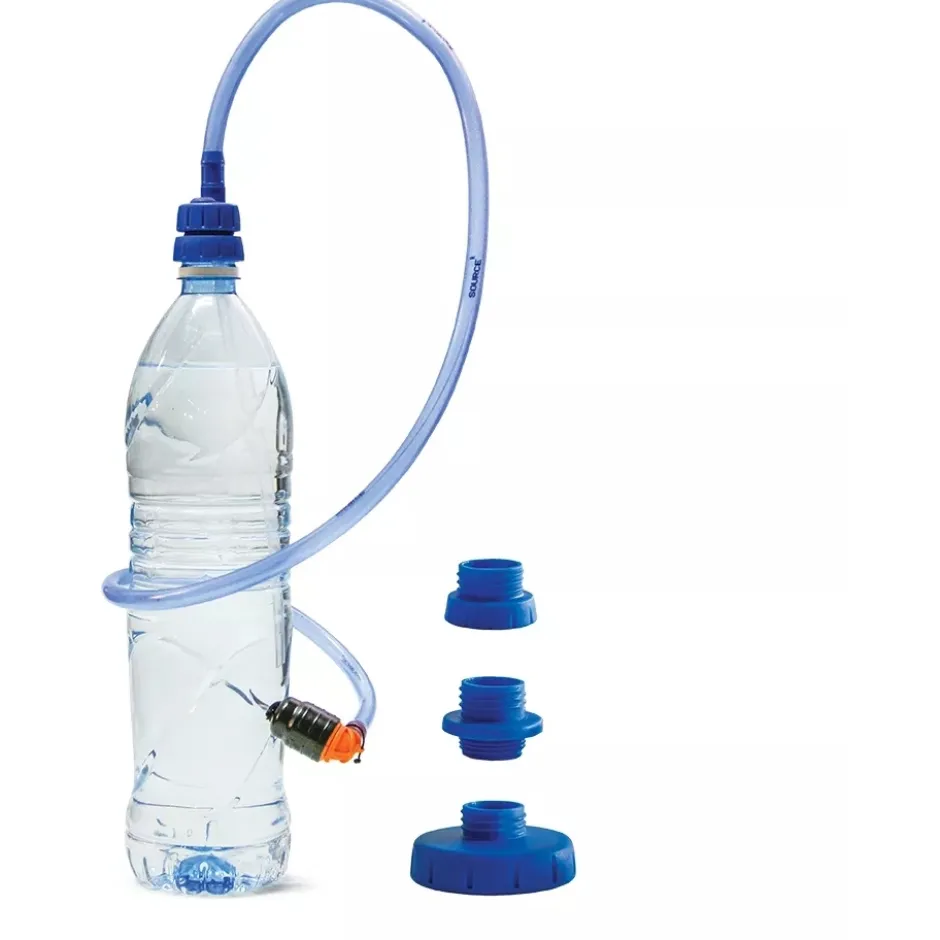 Waterzakken|Rugzakken & Drinksystemen < Source Convertube Adapter Drinkslang - transparent-blue