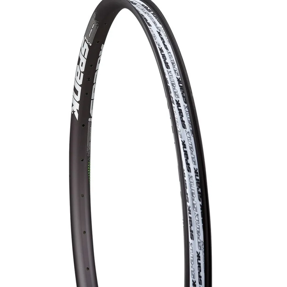 Spank 359 Bead Bite 29 Inch MTB Rim - 32 Holes - shotpeen black / white
