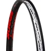Velgen < Spank Spike 350 VibroCore Bead Bite 29 Inch MTB Rim - 32 Holes - shotpeen black/red