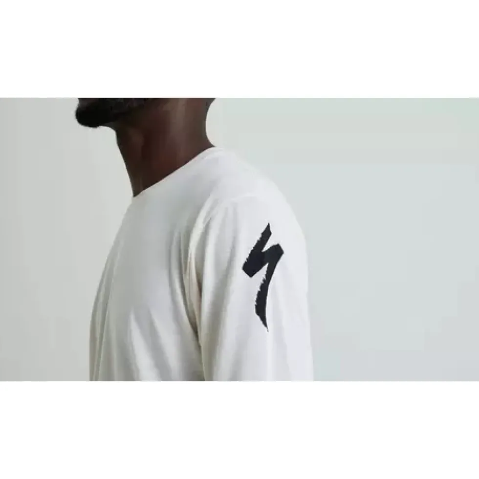 Specialized Reign Shirt met Lange Mouwen Unisex - birch white