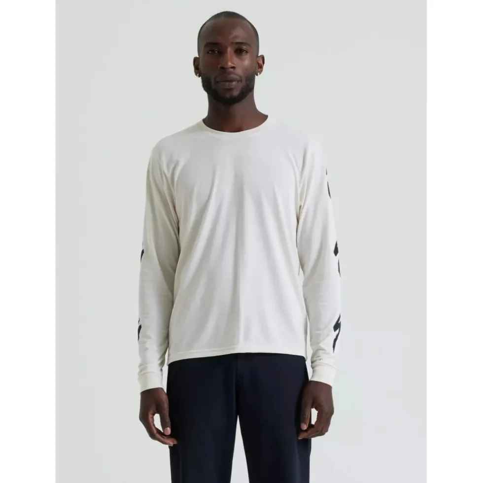 Specialized Reign Shirt met Lange Mouwen Unisex - birch white
