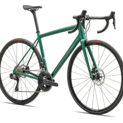 Endurance Racefietsen < Specialized AETHOS COMP - Shimano 105 Di2 - Carbon Racefiets - 2024 - gloss metallic pine green / smoke