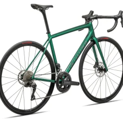 Endurance Racefietsen < Specialized AETHOS COMP - Shimano 105 Di2 - Carbon Racefiets - 2024 - gloss metallic pine green / smoke