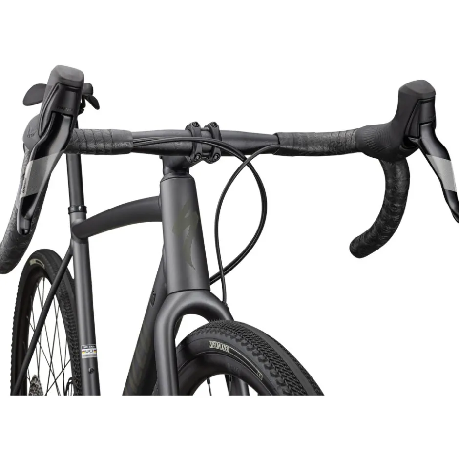 Race Gravelbikes < Specialized CRUX DSW COMP - Gravelbike - 2025 - satin smoke / oak green