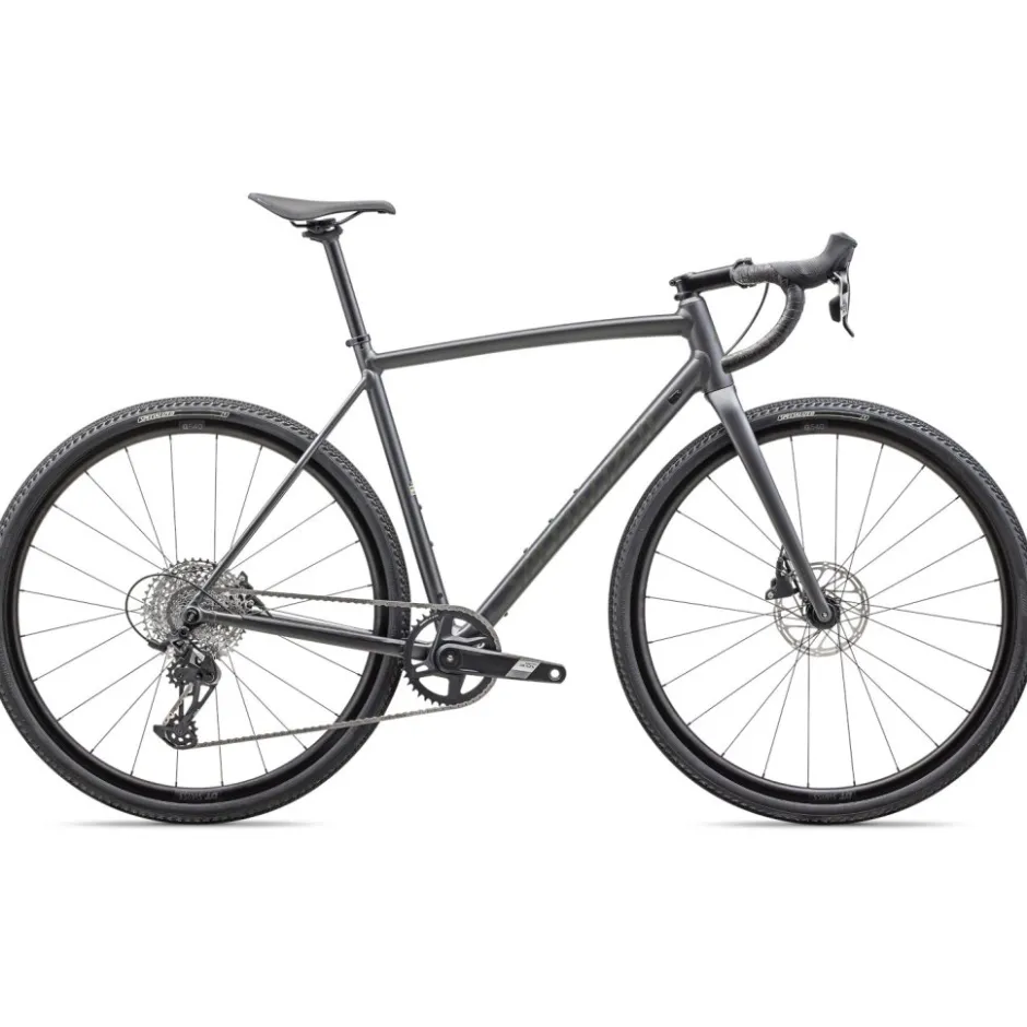 Race Gravelbikes < Specialized CRUX DSW COMP - Gravelbike - 2025 - satin smoke / oak green