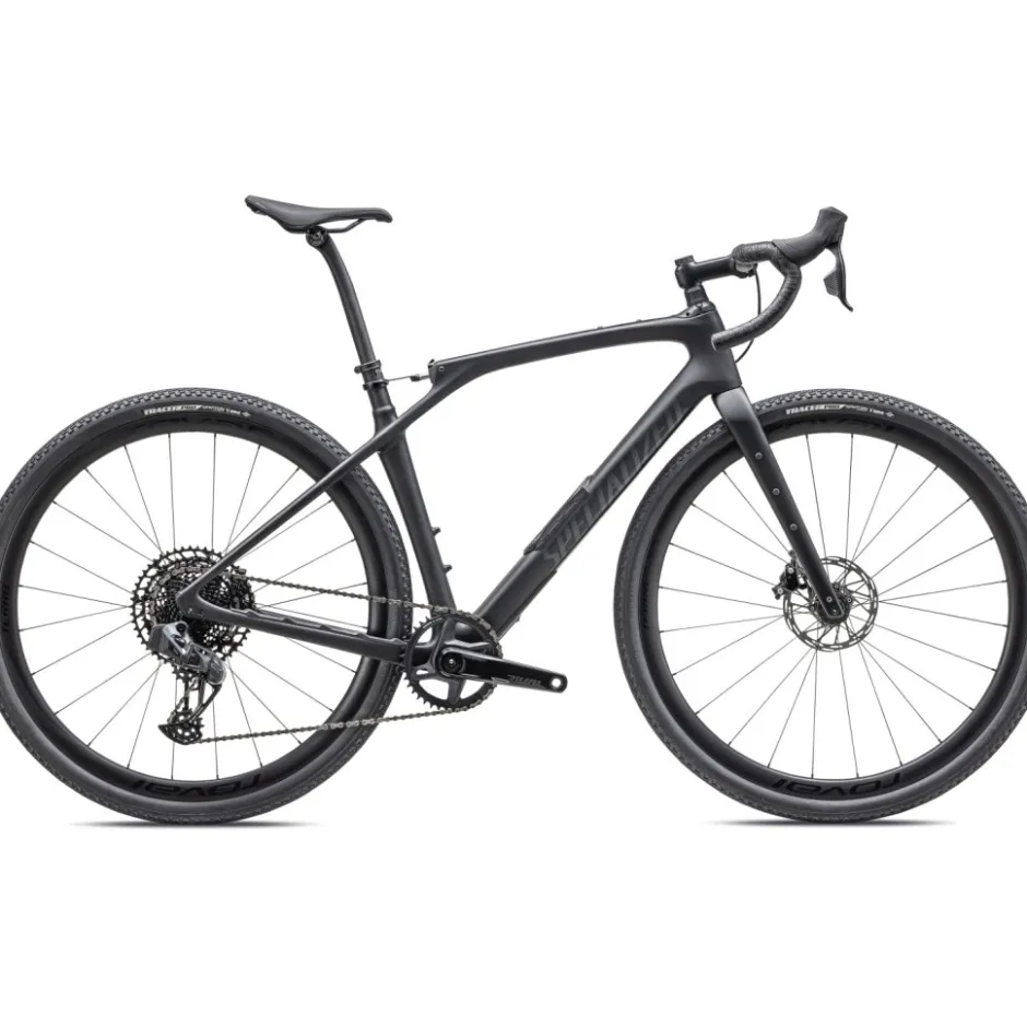 Gravelbikes Bikepacking < Specialized DIVERGE STR EXPERT - Carbon gravel bike - 2025 - satin black / diamond dust