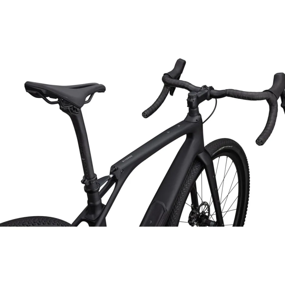Gravelbikes Bikepacking < Specialized DIVERGE STR EXPERT - Carbon gravel bike - 2025 - satin black / diamond dust
