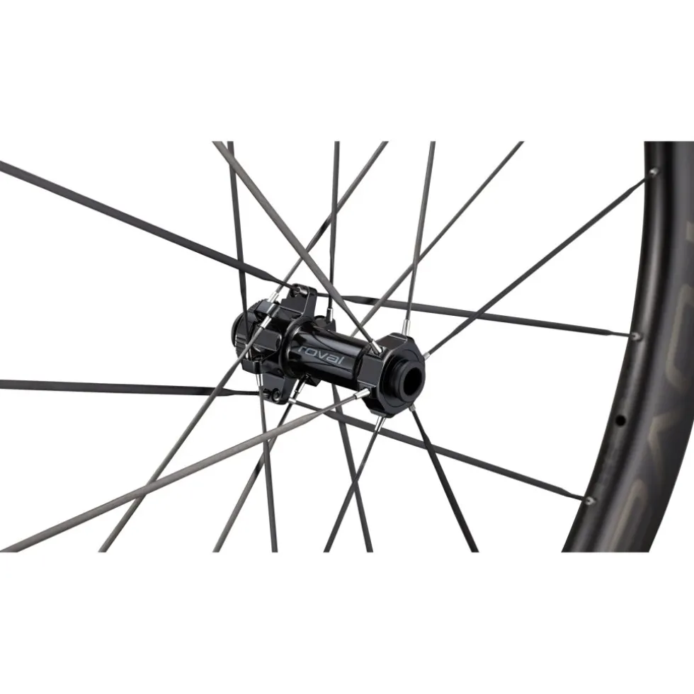 Specialized Rapide CLX III Voorwiel - 28" | Centerlock | 12x100mm - Satin Carbon/Gloss Black
