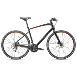 Specialized SIRRUS 3.0 - Fitness Bike - 2022 - gloss cast black / rocket red / satin black reflective