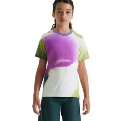 Specialized Trail Fietsshirt met Korte Mouwen Kinder - birch white/multi spindrift