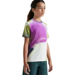 Specialized Trail Fietsshirt met Korte Mouwen Kinder - birch white/multi spindrift