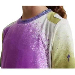 Specialized Trail Fietsshirt met Korte Mouwen Kinder - birch white/multi spindrift
