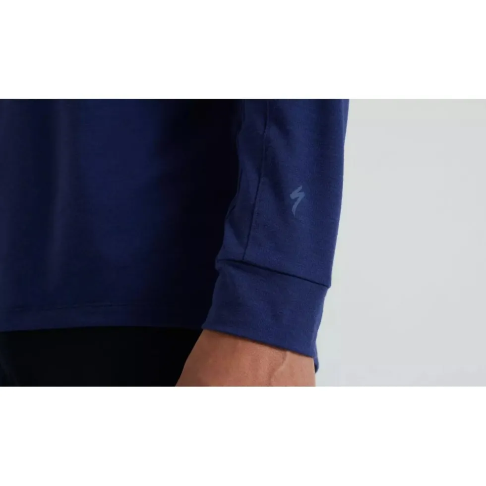 Specialized Trail MTB Fietsshirt met Lange Mouwen Heren - deep marine