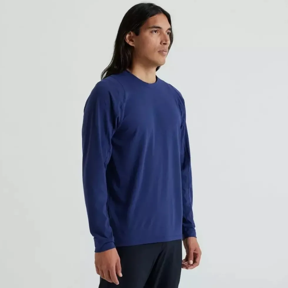 Specialized Trail MTB Fietsshirt met Lange Mouwen Heren - deep marine