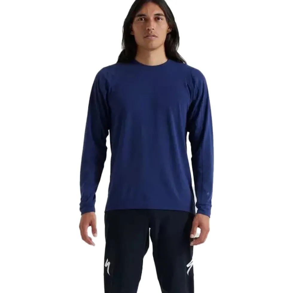 Specialized Trail MTB Fietsshirt met Lange Mouwen Heren - deep marine