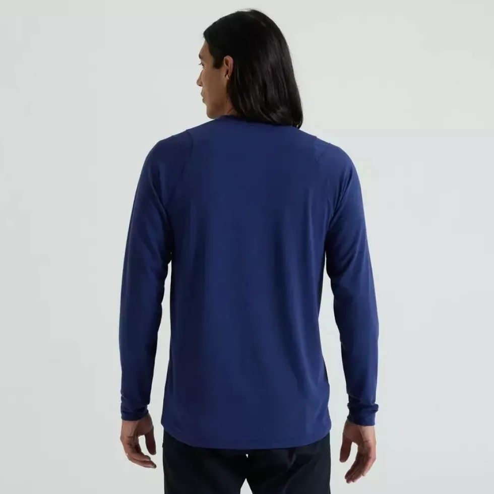 Specialized Trail MTB Fietsshirt met Lange Mouwen Heren - deep marine