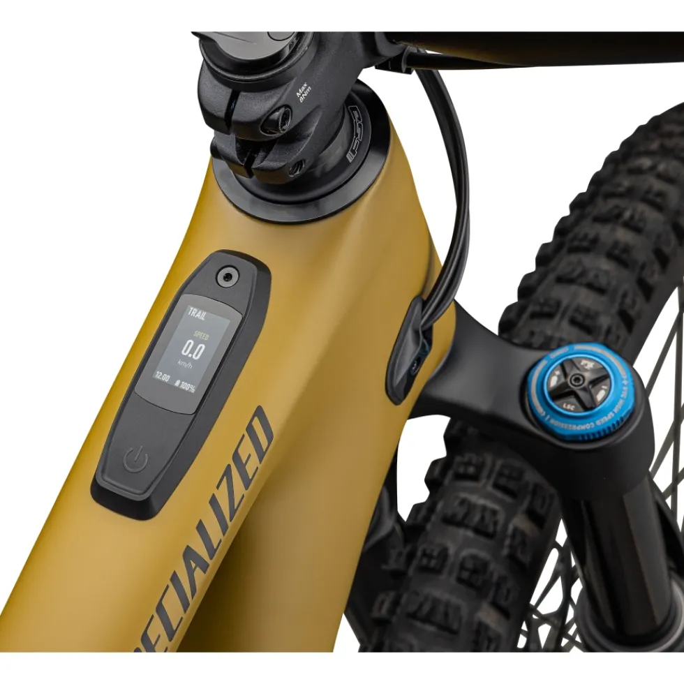 Specialized TURBO LEVO SL EXPERT - Carbon E-Mountainbike - 2023 - satin harvest gold / harvest gold metallic / obsidian / silver dust