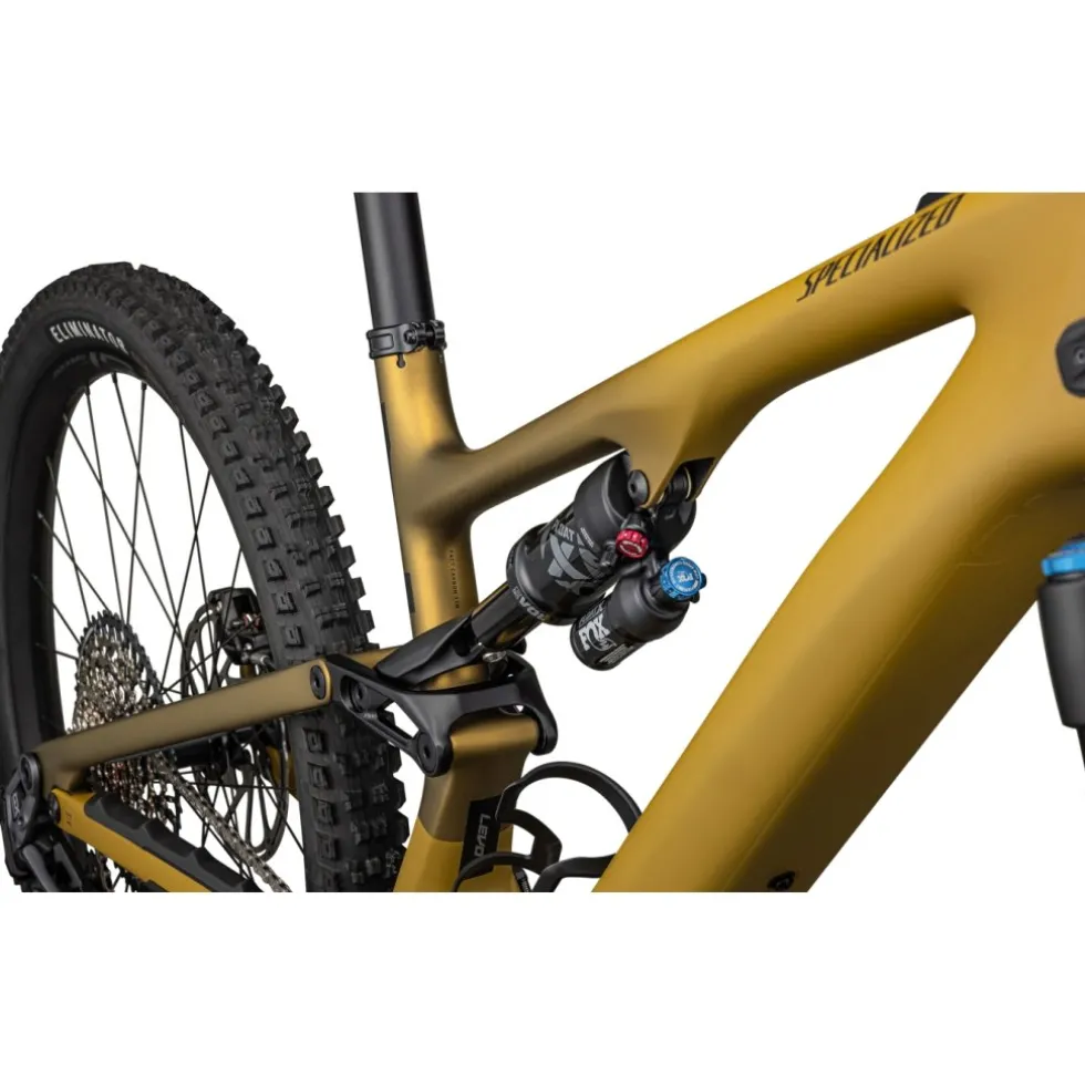 Specialized TURBO LEVO SL EXPERT - Carbon E-Mountainbike - 2023 - satin harvest gold / harvest gold metallic / obsidian / silver dust