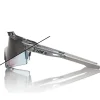 100% Speedcraft Photochromic Bril - Polished Translucent Grey - Rose Gold Mirror