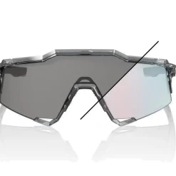 100% Speedcraft Photochromic Bril - Polished Translucent Grey - Rose Gold Mirror