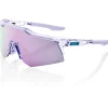 100% Speedcraft XS Bril - Polished Translucent Lavender - HiPER Lavender Mirror | Clear