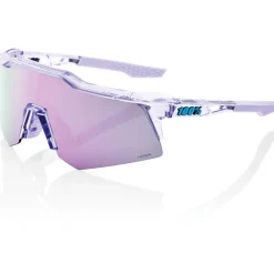 100% Speedcraft XS Bril - Polished Translucent Lavender - HiPER Lavender Mirror | Clear