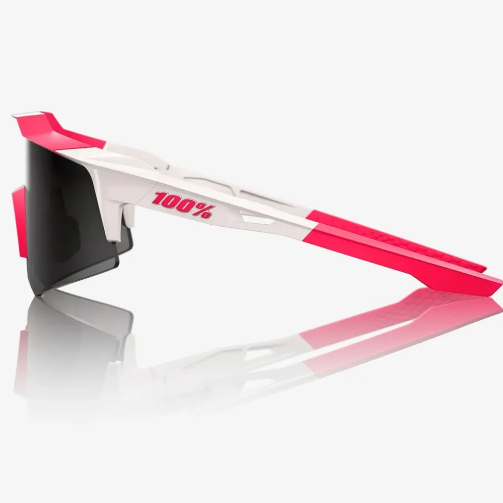 100% Speedcraft XS Bril - Puddy Pink White - Smoke | Clear