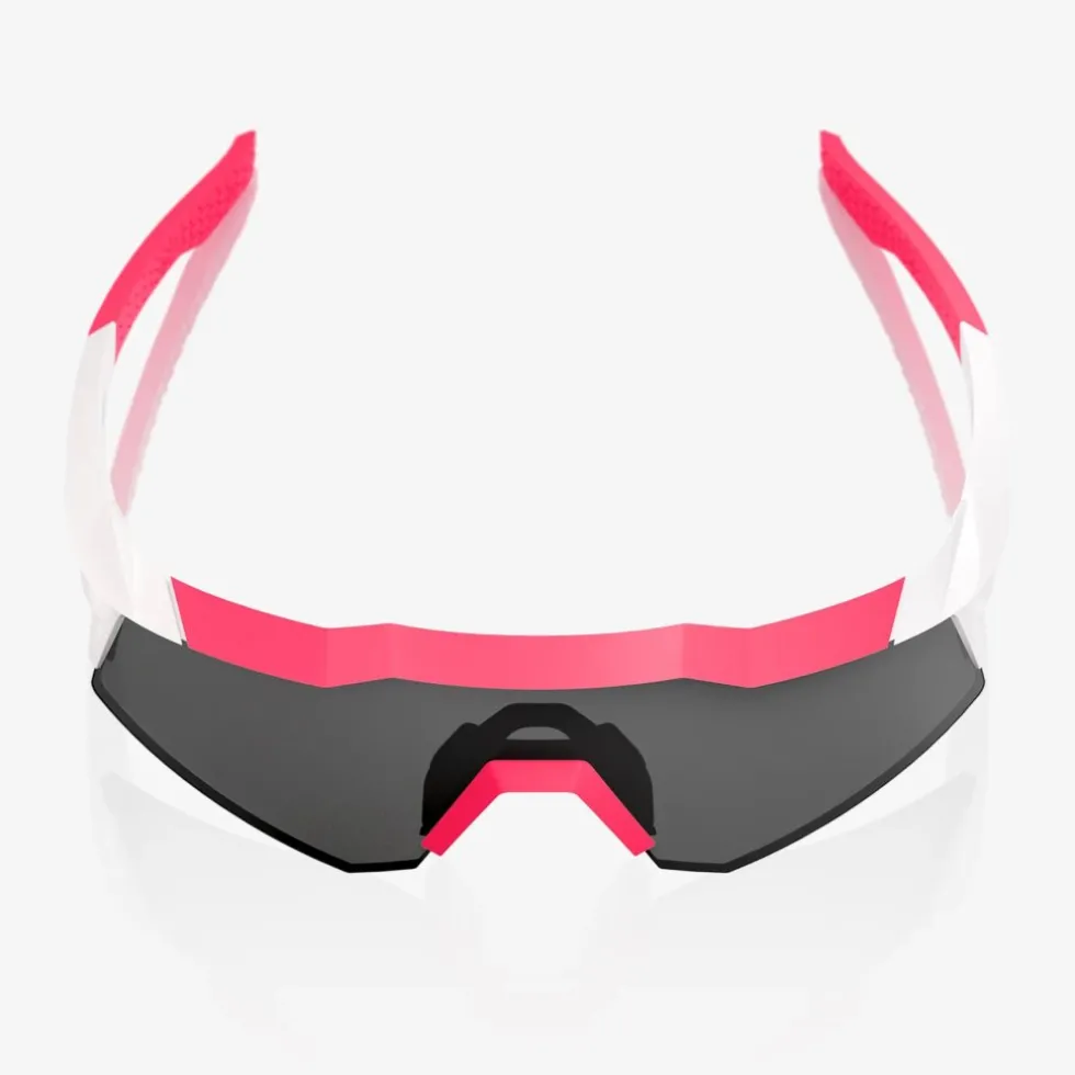 100% Speedcraft XS Bril - Puddy Pink White - Smoke | Clear