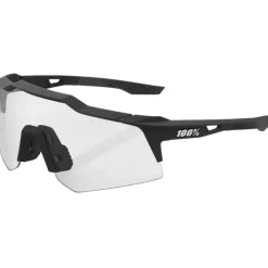 Mtb-Brillen|Racefietsbrillen < 1 00% Speedcraft XS Bril - Soft Tact Black - Smoke | Clear