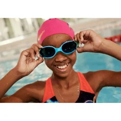 Speedo Biofuse 2.0 Junior Zwembril - Hypersonic Blue/True Navy/Lumo Green/Blue