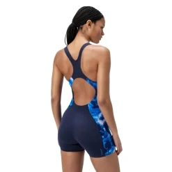 Wedstrijd Zwemkleding < Speedo Digital Printed Legsuit Badpak Dames - peacoat