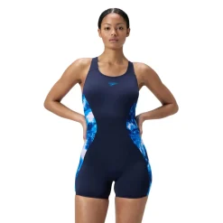Wedstrijd Zwemkleding < Speedo Digital Printed Legsuit Badpak Dames - peacoat