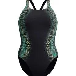 Speedo Digital Printed Medalist Badpak Dames - turquiose gem
