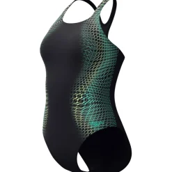 Speedo Digital Printed Medalist Badpak Dames - turquiose gem