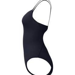 Zwembroeken & Bikini'S < Speedo Endurance+ Logo Thin Strap Badpak Dames - anthracite