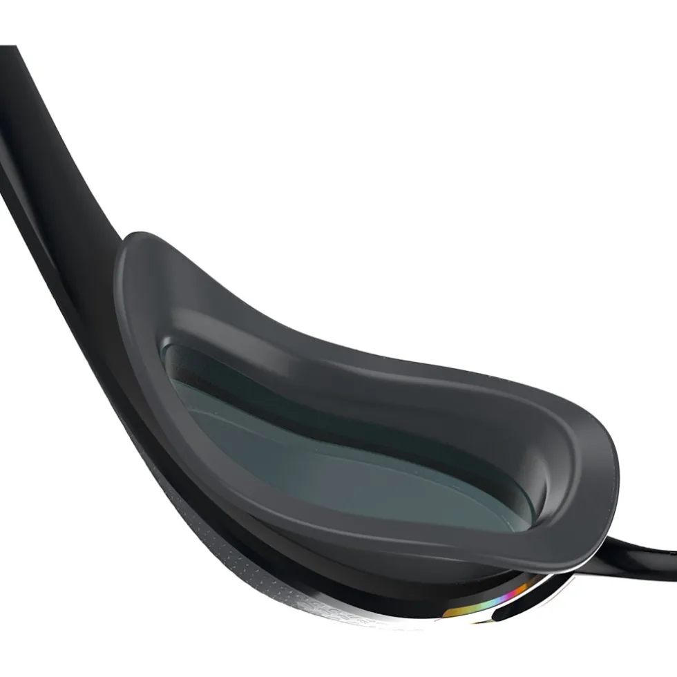 Speedo Fastskin Pure Focus Mirror Zwembril - black/cool grey/ruby