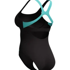 Zwembroeken & Bikini'S < Speedo Flex Band Badpak met geïntegreerde BH Dames - anthracite