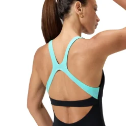 Zwembroeken & Bikini'S < Speedo Flex Band Badpak met geïntegreerde BH Dames - anthracite