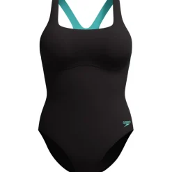 Zwembroeken & Bikini'S < Speedo Flex Band Badpak met geïntegreerde BH Dames - anthracite